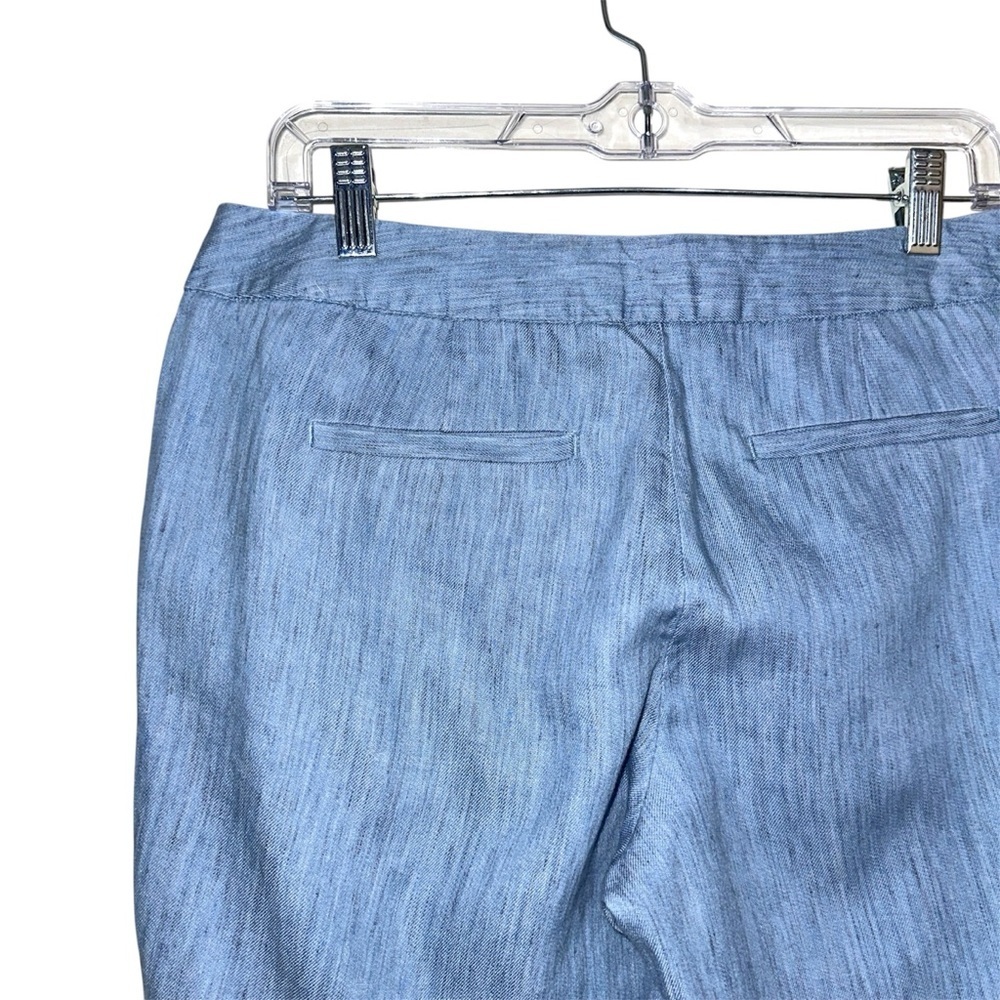 Banana Republic Martin Fit Light Blue Linen Blend Pant - Picture 4 of 8